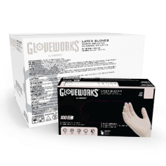 1632-Ammex Gloveworks Latex Powder Free Gloves-CASE